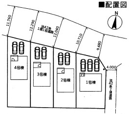 高崎市足門町　新築戸建　全4棟