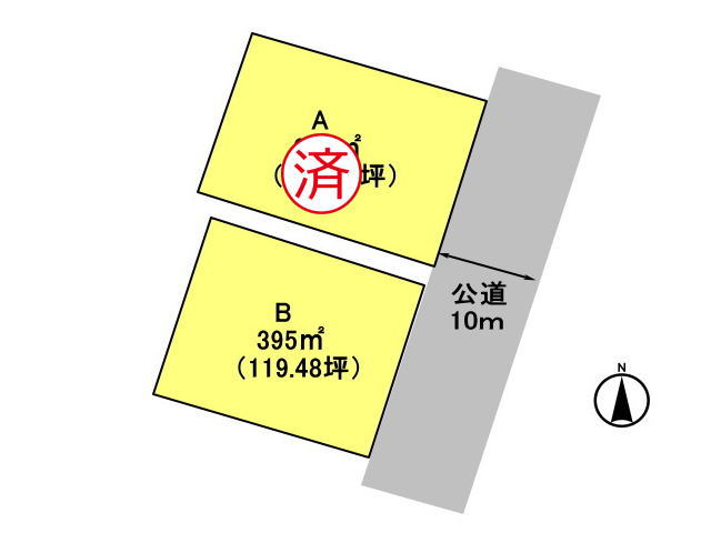 高崎市沖町　土地　全2区画