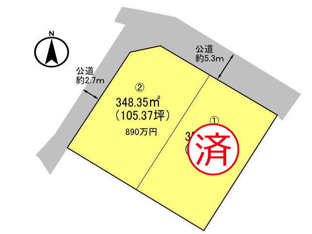 高崎市金古町　土地　全4区画