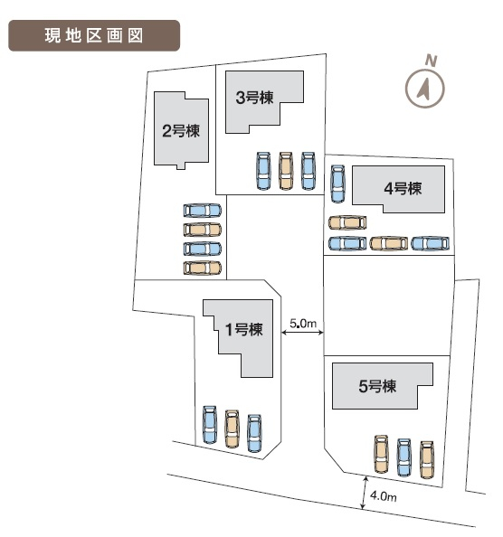 高崎市岩鼻町　新築戸建　全5棟