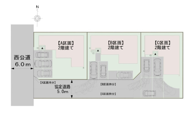 高崎市菅谷町　新築　全3区画