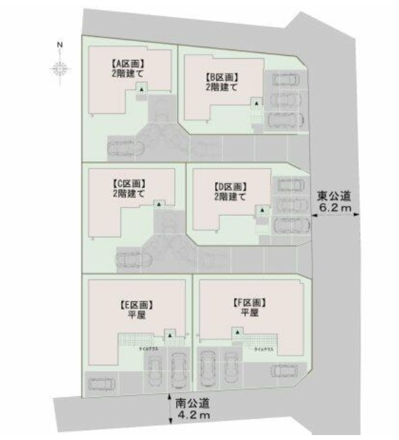 高崎市三ツ寺町　新築戸建　全6棟