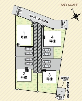 高崎市金古町　新築　全4棟