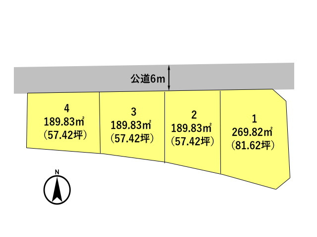 高崎市新保町　土地　全4区画_画像2