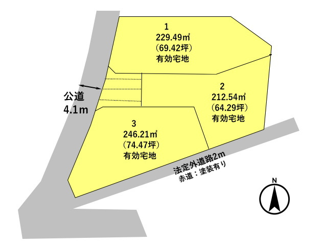 高崎市新町　土地　全3区画_画像4